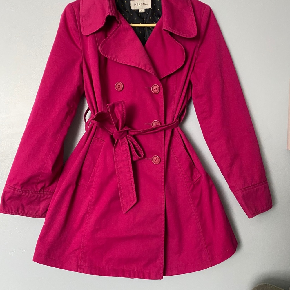 Pink cute trench coat 🌸
